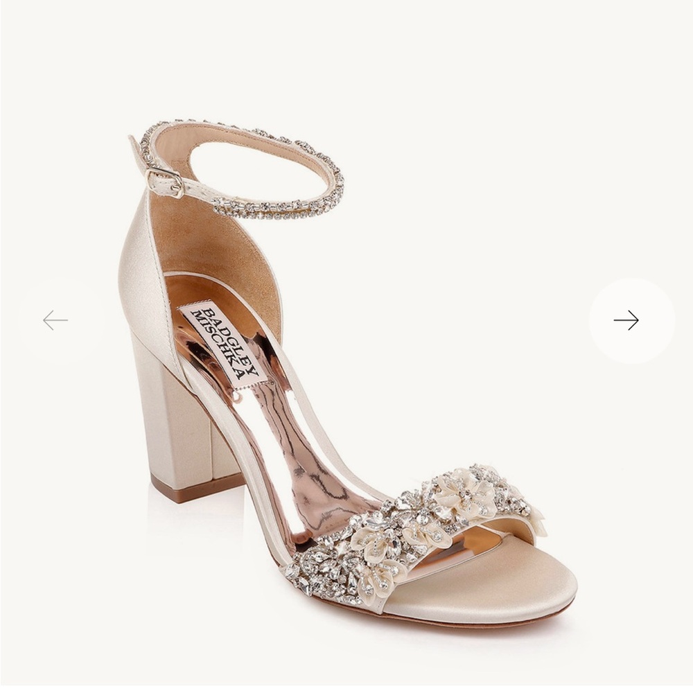 Ivory Badgley Mischka Finesse Heels!
